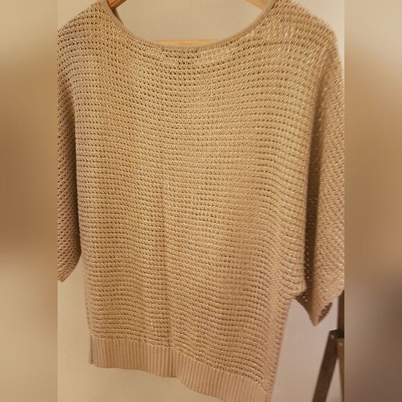 INC International Concepts *NWOT* GOLD Sweater Size Medium * Stunning! - Picture 8 of 14